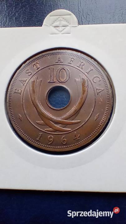 Stare monety 10 cent 1964 Brytyjska Afryka Lesko