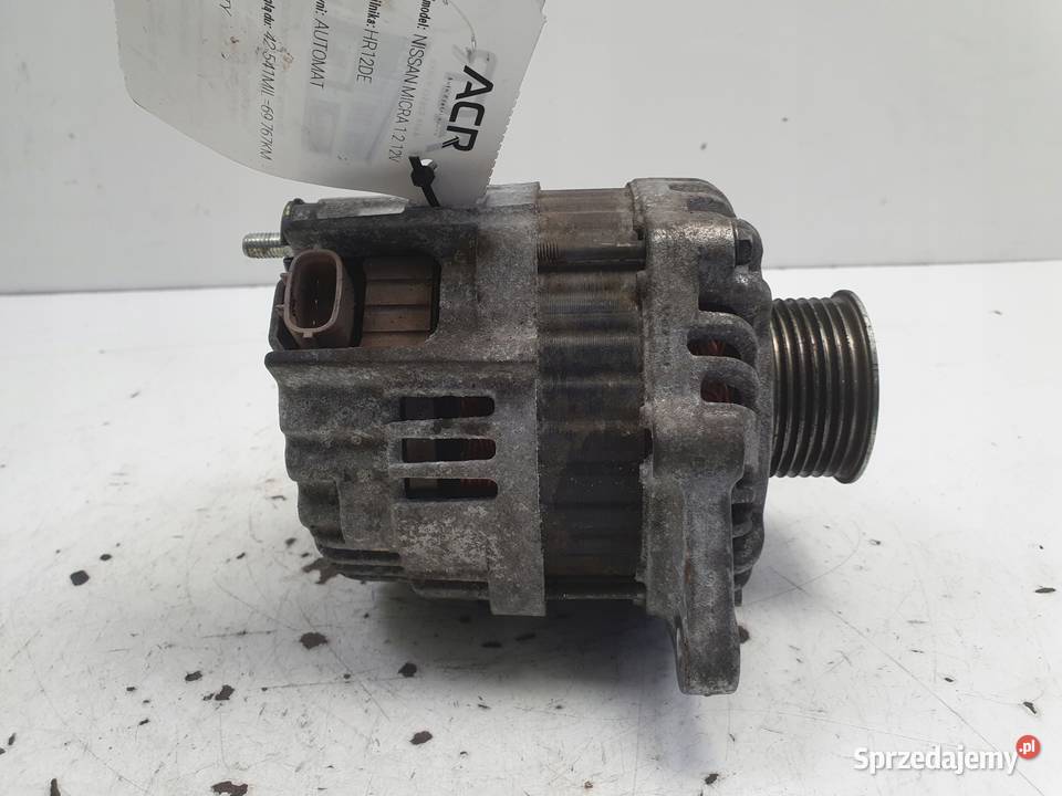 ALTERNATOR Nissan Micra IV K13 12 16V 231001HH1A Układ elektryczny silnika Rudka sprzedam