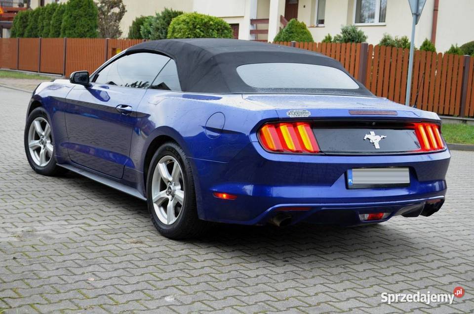 ZJAWISKOWY CZARNY MUSTANG CABRIO 2016 Płock