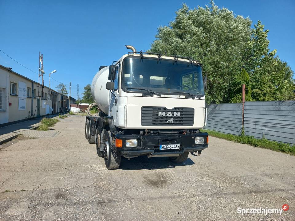 Man 32322 F90 8X4 Betonomieszarka Gruszka Rok produkcji 1993