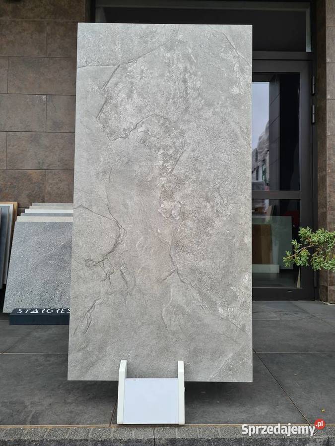 PŁYTKA gres GRAND CAVE GREY KORATER 598X1198X20 Opoczno