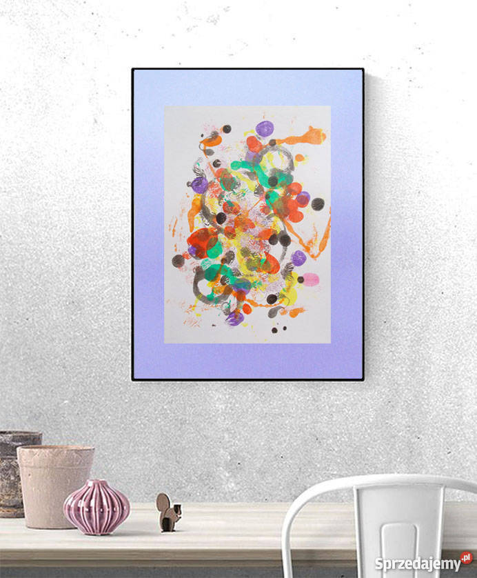 nowoczesna dekoracja kolorowa abstrakcja ładna Dom i Ogród wielkopolskie Poznań