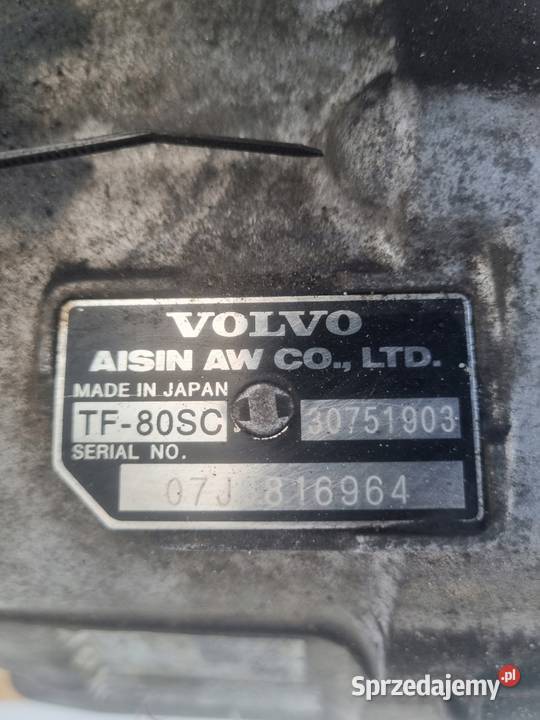 AUTOMATYCZNA SKRZYNIA BIEGÓW Volvo V70 III 24 D Motoryzacja Chełm