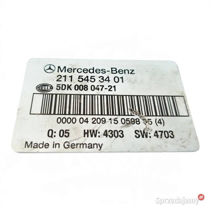 SKRZYNKA BEZPIECZNIKÓW Mercedes E klasa W211 lubelskie Chełm