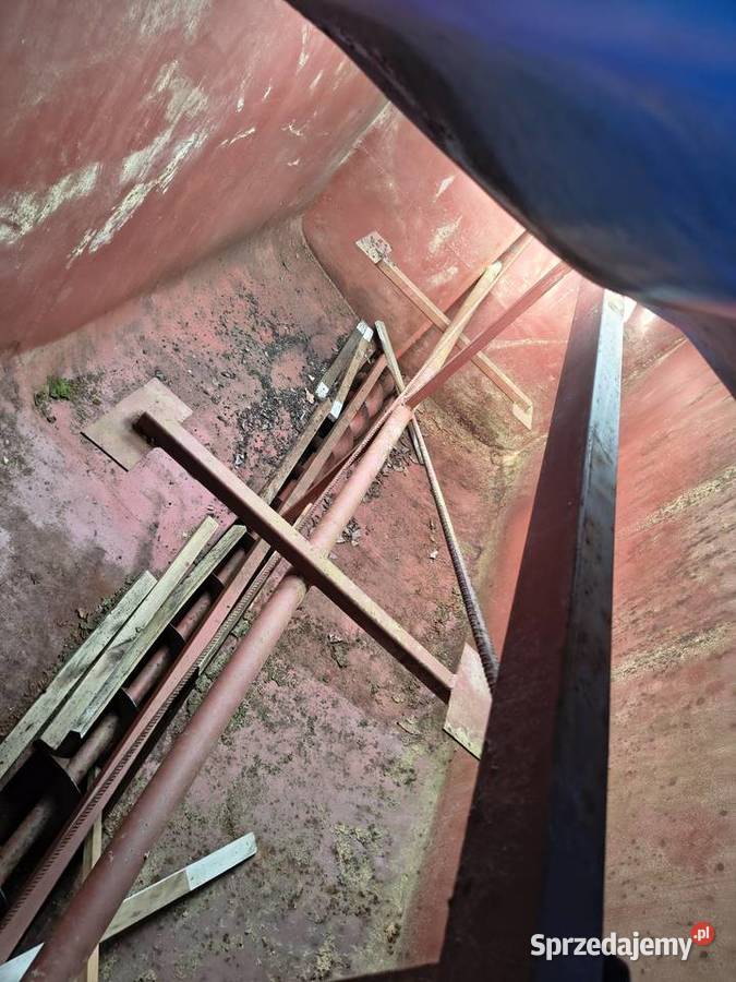 Zbiornik do trocin zrębki kosz zasypowy cyklon Śliwice sprzedam