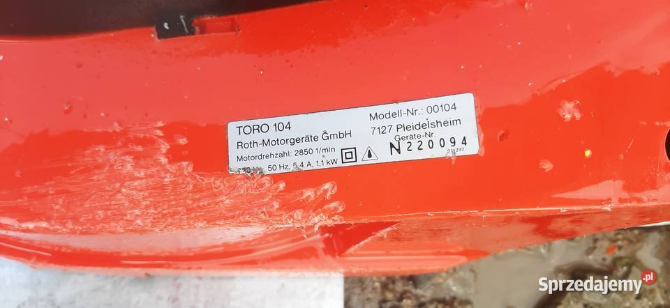 Kosiarka elektryczna TORO 104 na części Strzyżów sprzedam