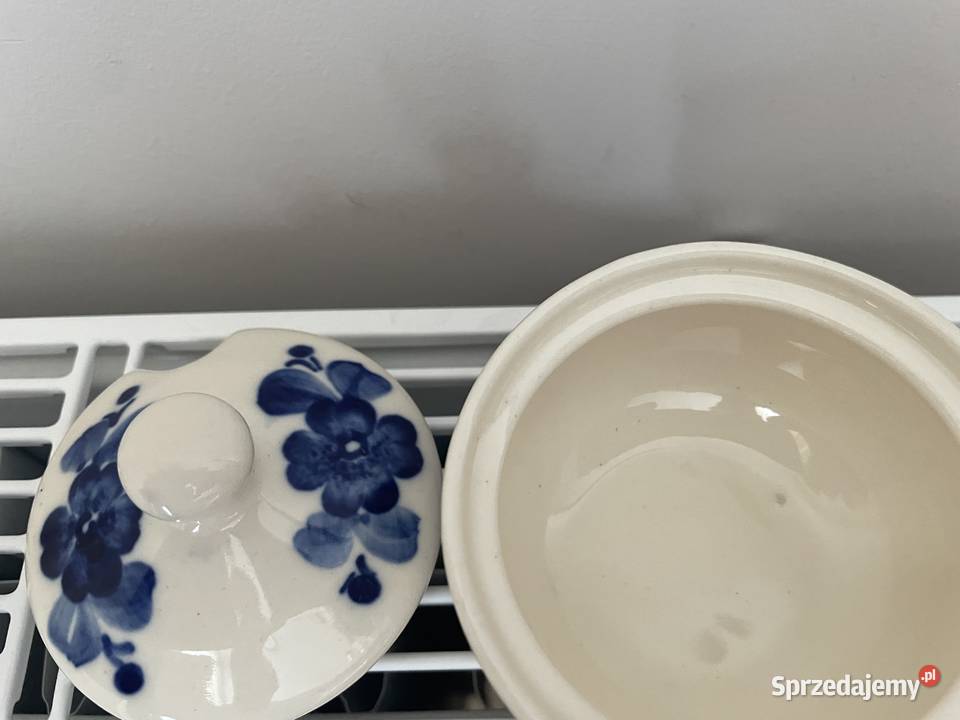 Włocaławek mała fajansowa cukiernica PRL Pruszcz Gdański