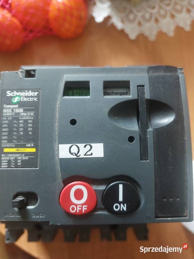 SCHNEIDER COMPACT NSX 160 B NAPĘD SILNIKOWY sprzedam
