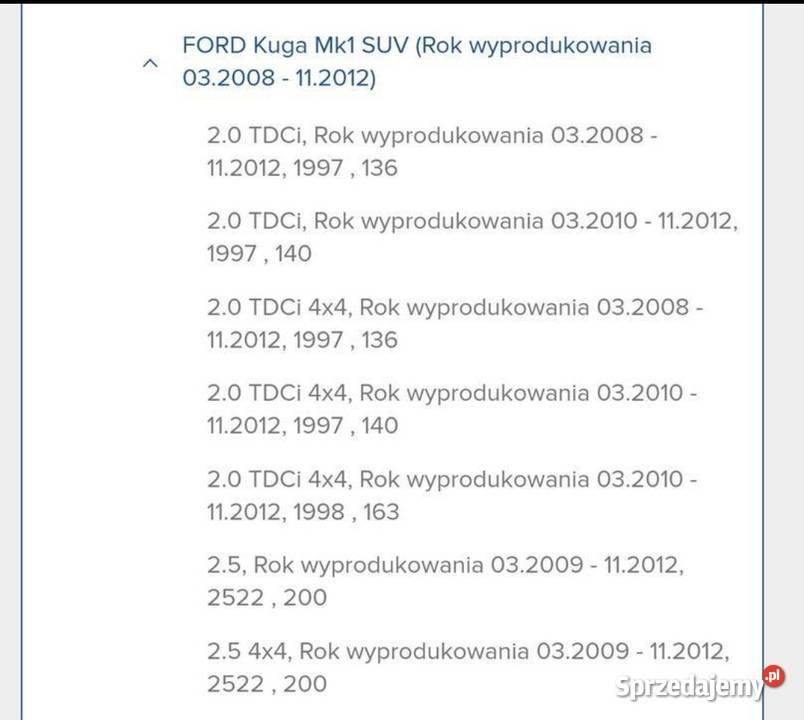 Zacisk przedni Lewy Prawy Focus Mk2 C Kuga 15 16 podkarpackie Dębica