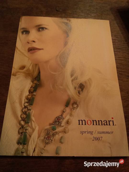 Monnari katalog Claudia Schiffer 2007 lato miękka Pozostałe mazowieckie Warszawa