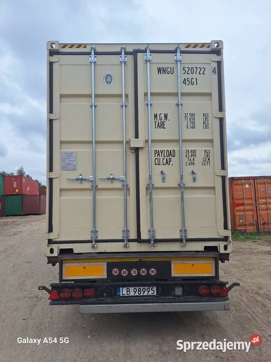 Sprzedam kontener morski magazynowy 40HC NOWY lubelskie