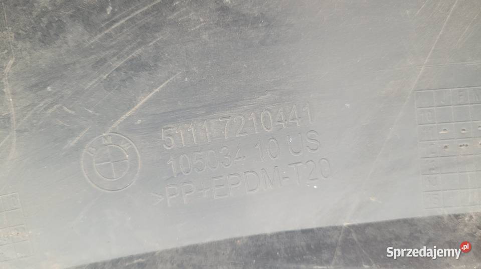 BMW X3 F25 DOKŁADKA ZDERZAKA PRZÓD SPOJLER HOKEJ śląskie Ruda Śląska