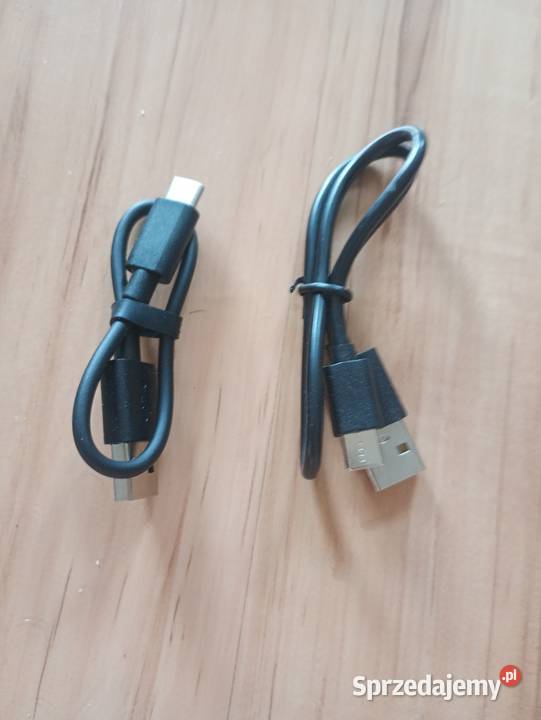 kabel przewód USB A USB C krótki czarny nowy Szczecin