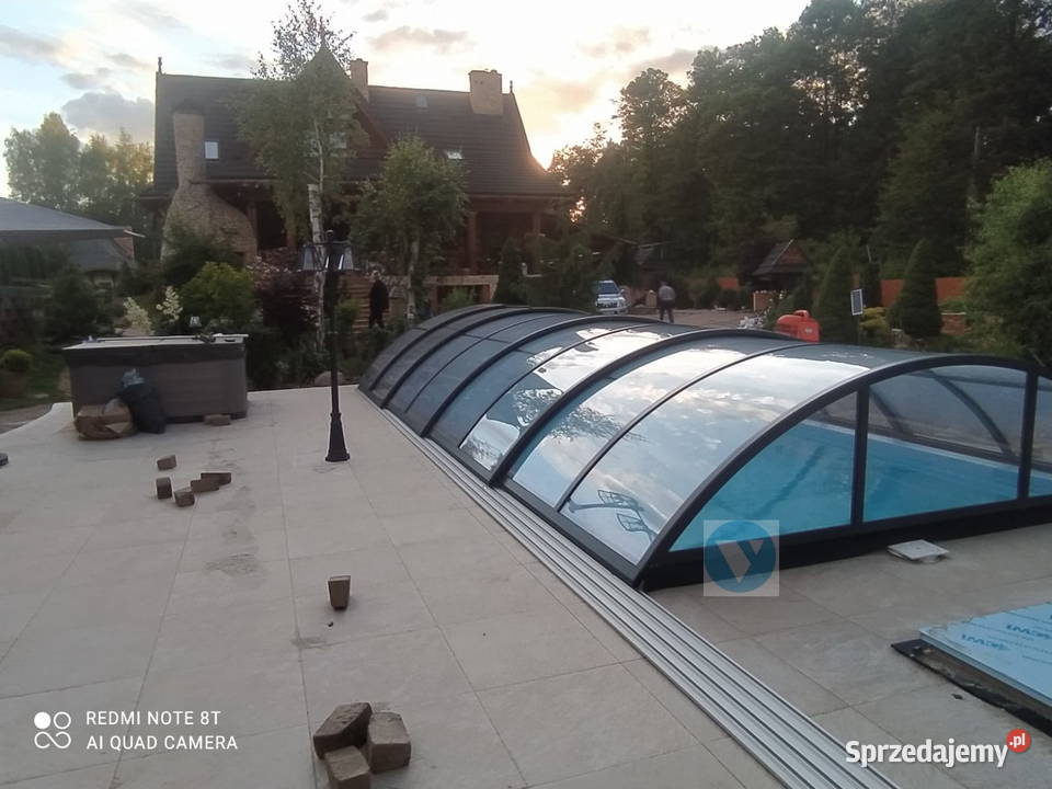 Zadaszenie na basen KLASIK 740 x 395 x 120 dach Katowice