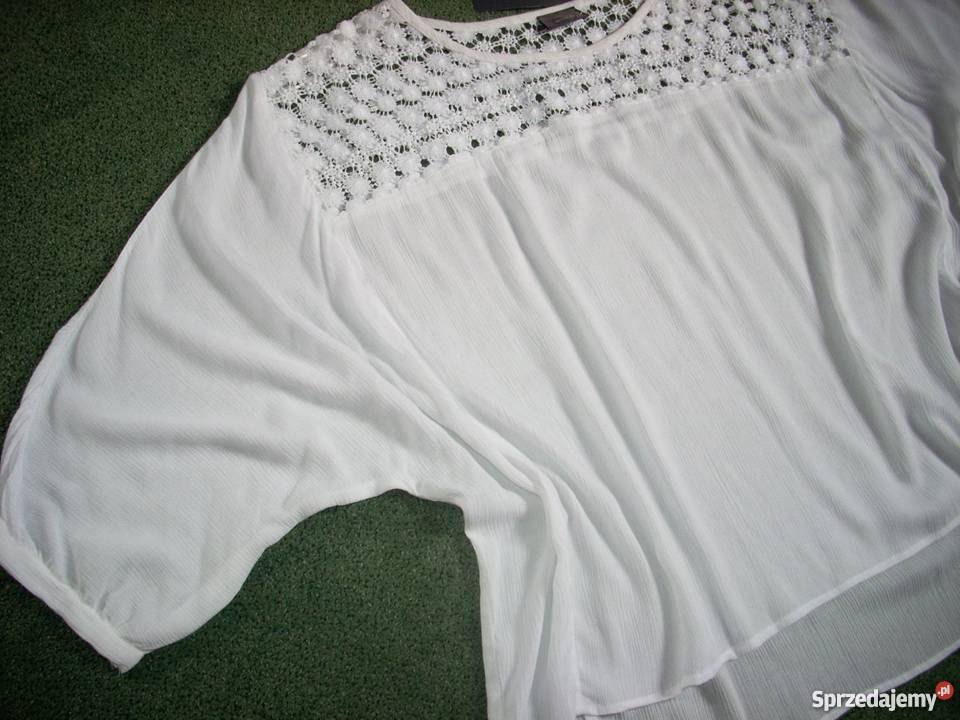 CA bluzka koszula KORONKA karczki NOWA 44 46 XXL
