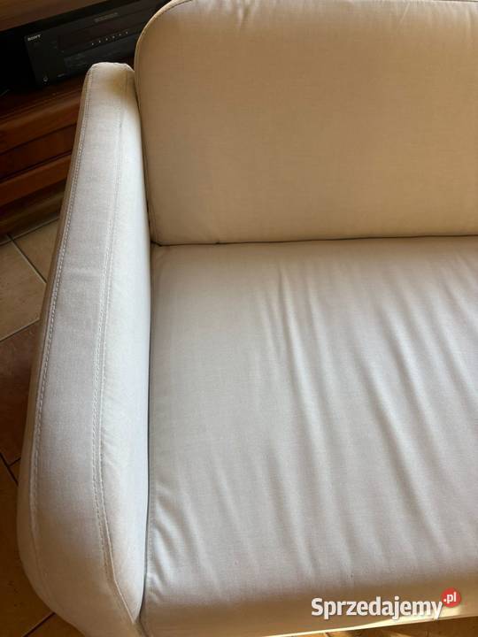 Sofa kanapa 2 osobowa IKEA LINANS kolor beżowy 137cm sprzedam