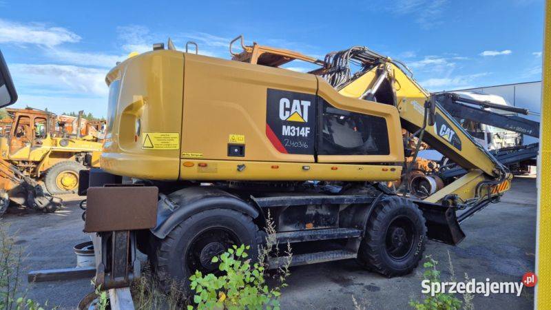 cat M314 F na części silnik most siłownik kabina Zgierz sprzedam