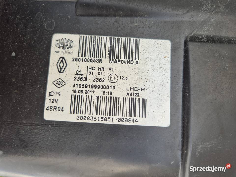 Renault Clio IV 4 lift lampa przednia prawa małopolskie Bucze sprzedam