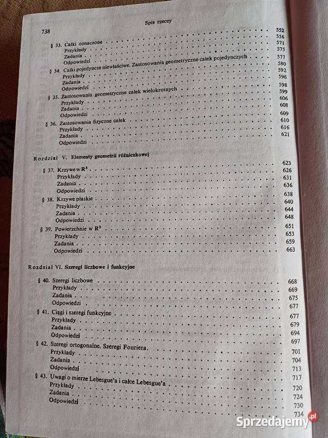 Zadania z matematyki wyższych uczelni Książki naukowe i popularnonaukowe Kraków