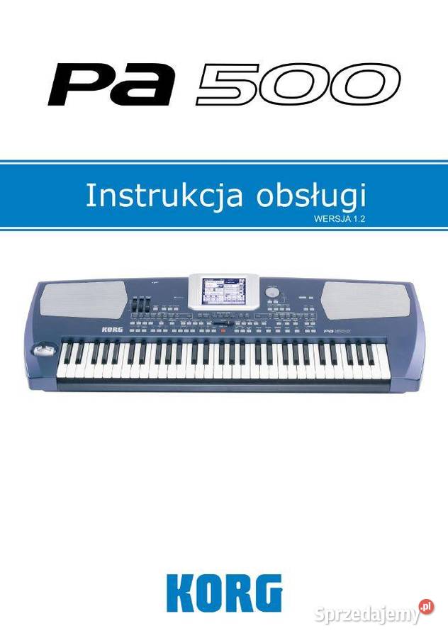 Instrukcje obsługi PDF Korg Roland Casio Yamaha Puławy sprzedam