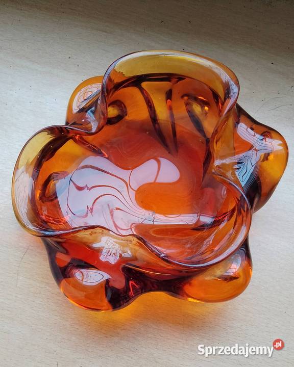 Popielniczka Huta szkła Ząbkowice Nakło nad Notecią sprzedam
