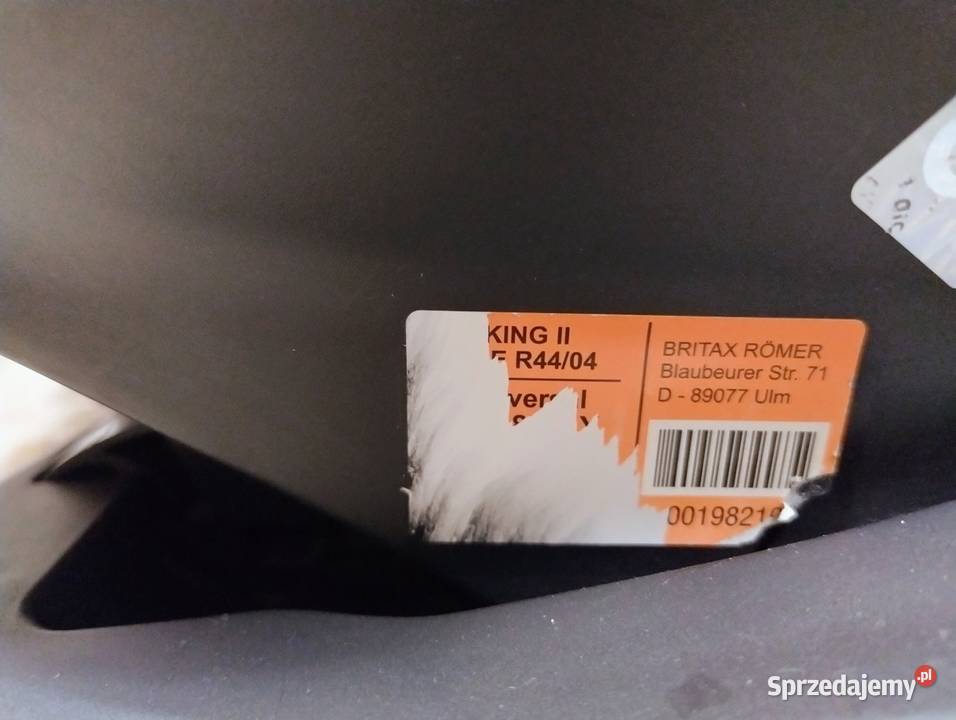 Fotelik Britax romer 918 Łuszczów Drugi