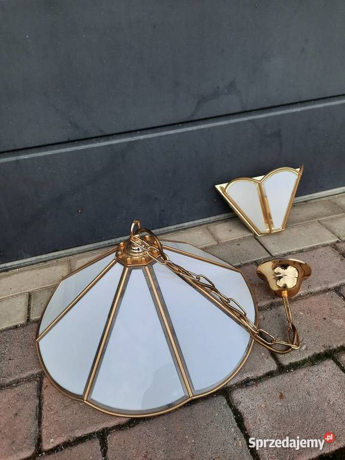 Lampa żyrandol kpl z kinkietem Jelenia Góra