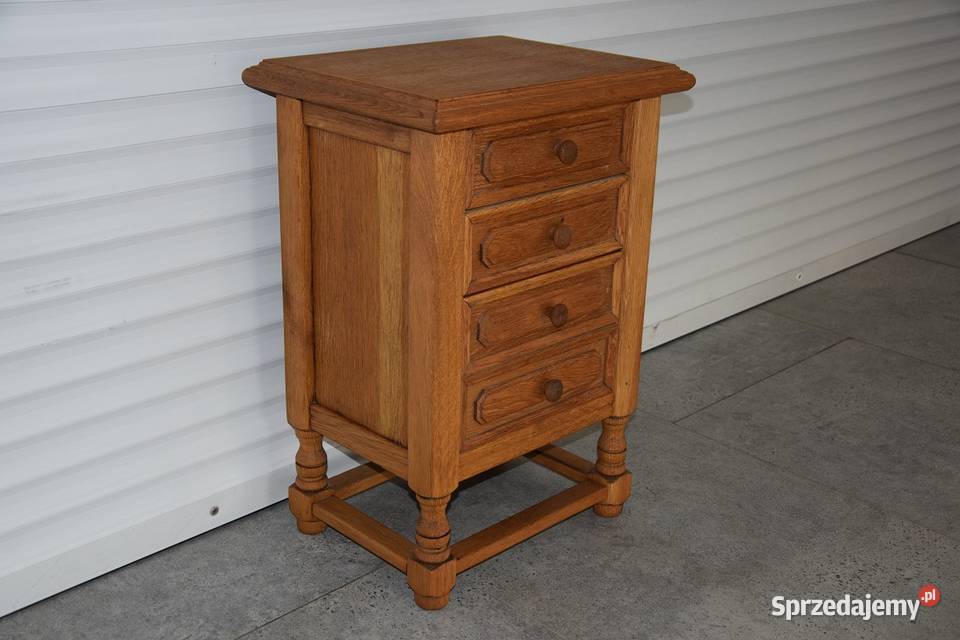 szafka z szufladami z drewna dębowego super stan Olsztyn sprzedam