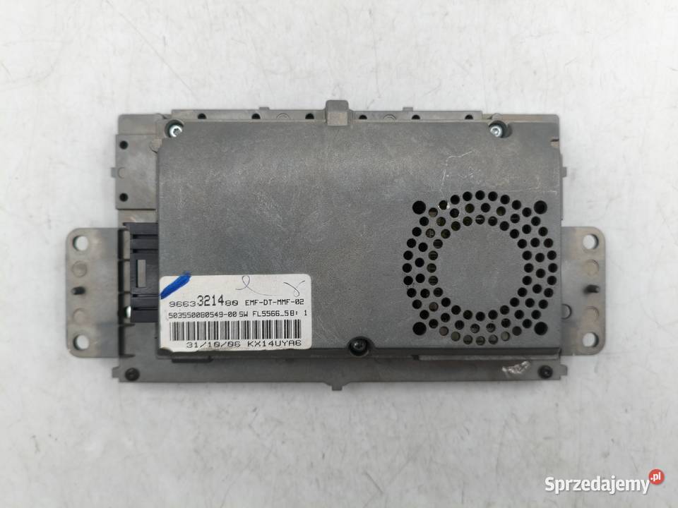 Ekran Radia Wyświetlacz Peugeot 407 9660954280 Wyszków sprzedam
