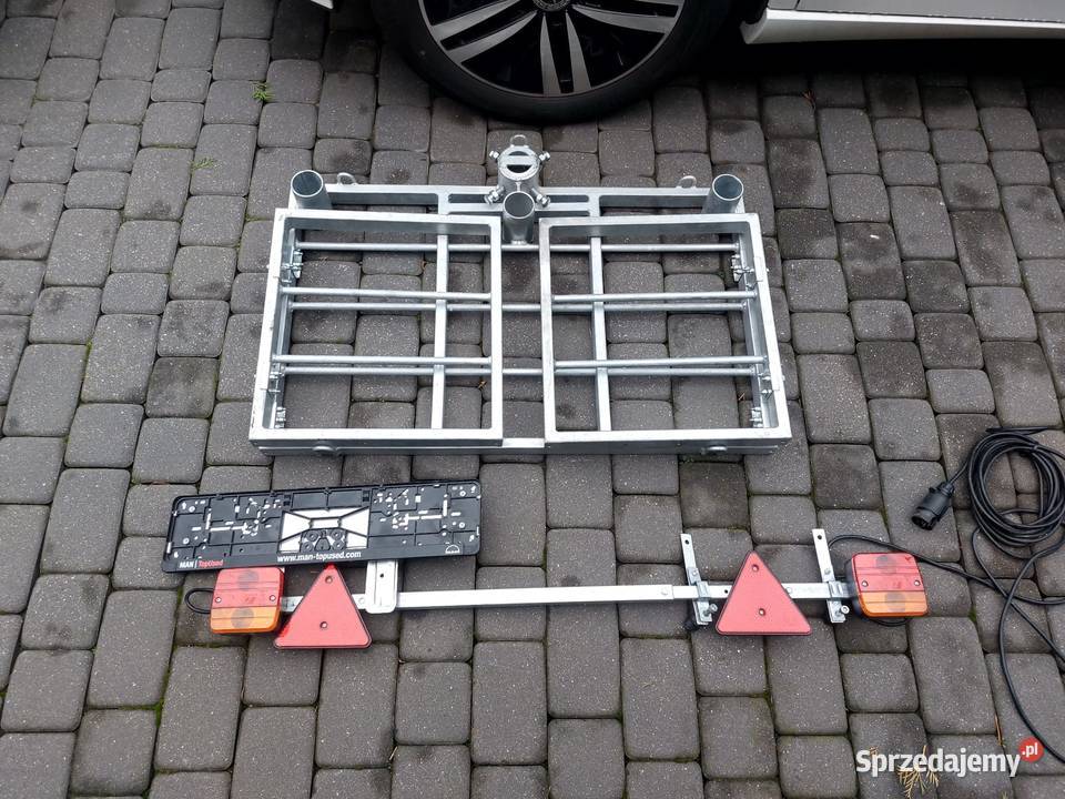 Bagażnik myśliwski na hak samochodowy kosz do