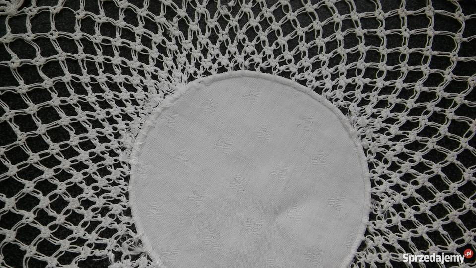 haft koronka serwetka serweta cudna rękodzieło