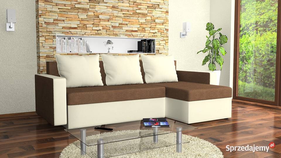Narożnik rogówka Laredo funkcja spania 80cm Gorzów Wielkopolski