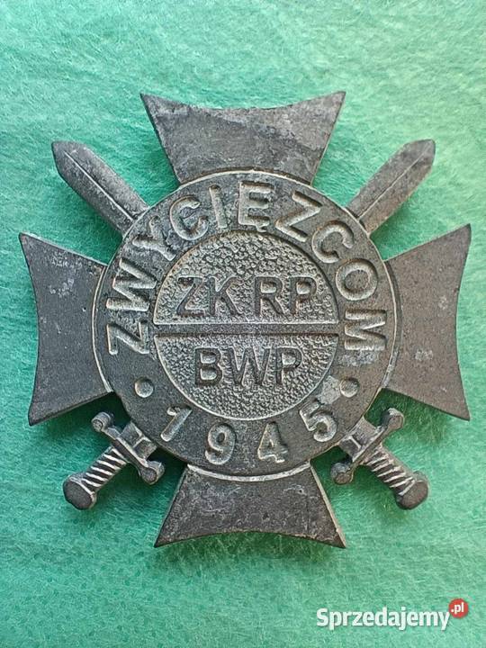 Komplet odznak Zwycięzcom 1945 łódzkie