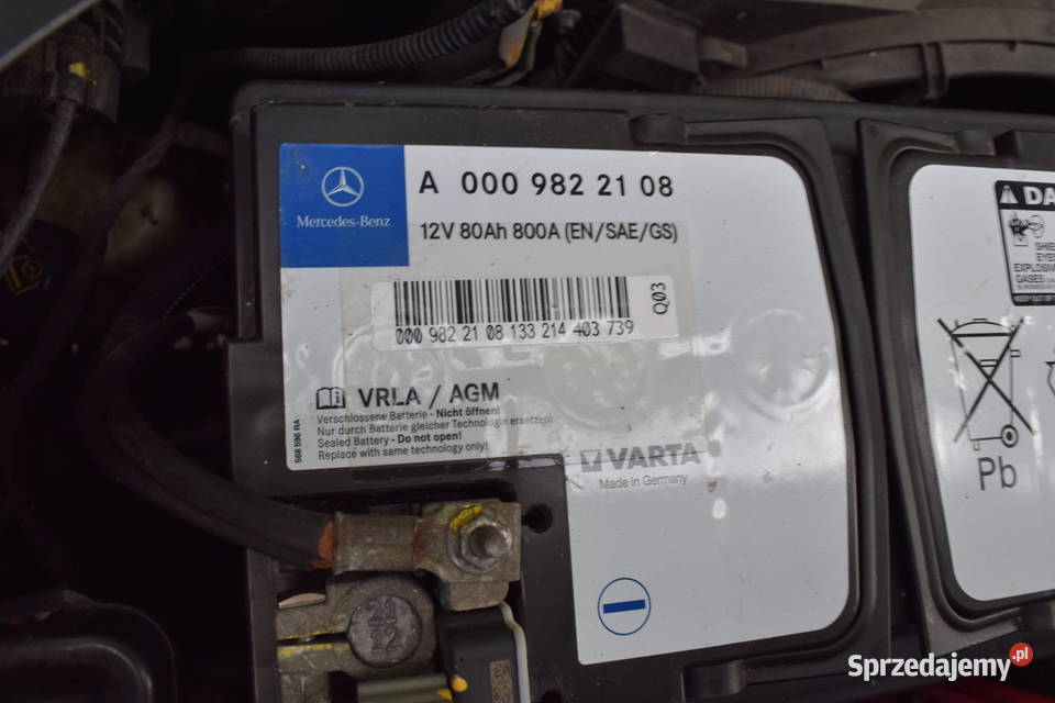Akumulator Sprawny Mercedes 12V80AH 800AOlsztyn Olsztyn