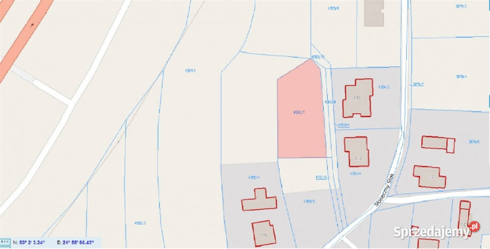 Rzeszów Słoneczny Stok działka 962 ar Sprzedam budowlana