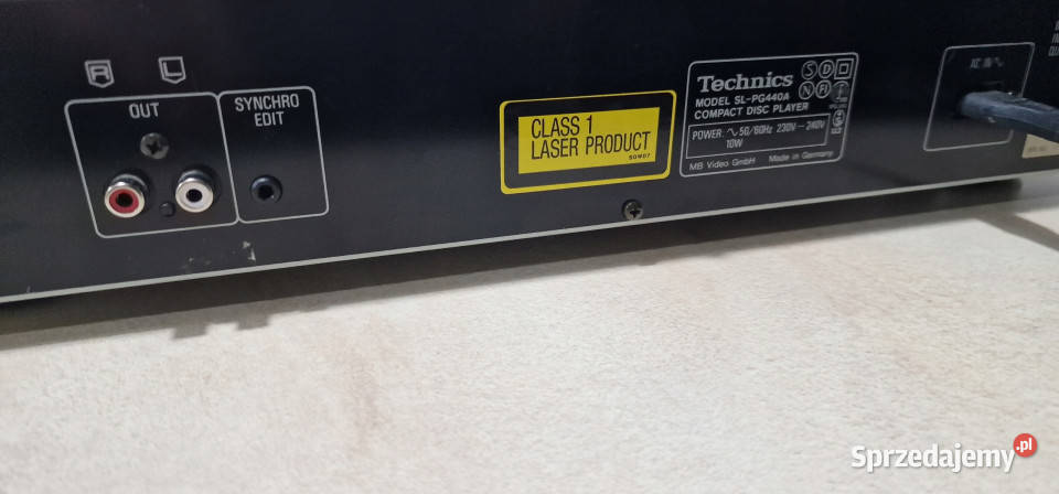 Cd player Technics SL PG 440A SLPG440A wielkopolskie Międzychód