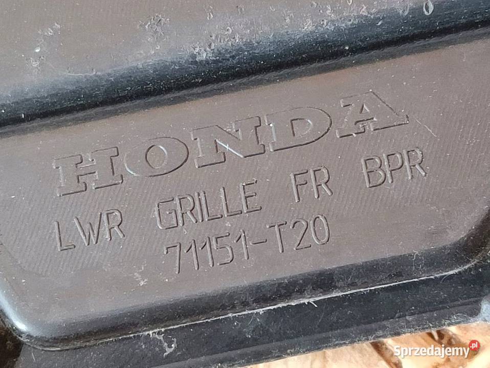 Grill Dolny Kratka Zderzaka Przód Honda Civic Pleszew