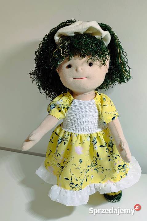 Lalka szmaciana stojąca i siedząca Lipnica