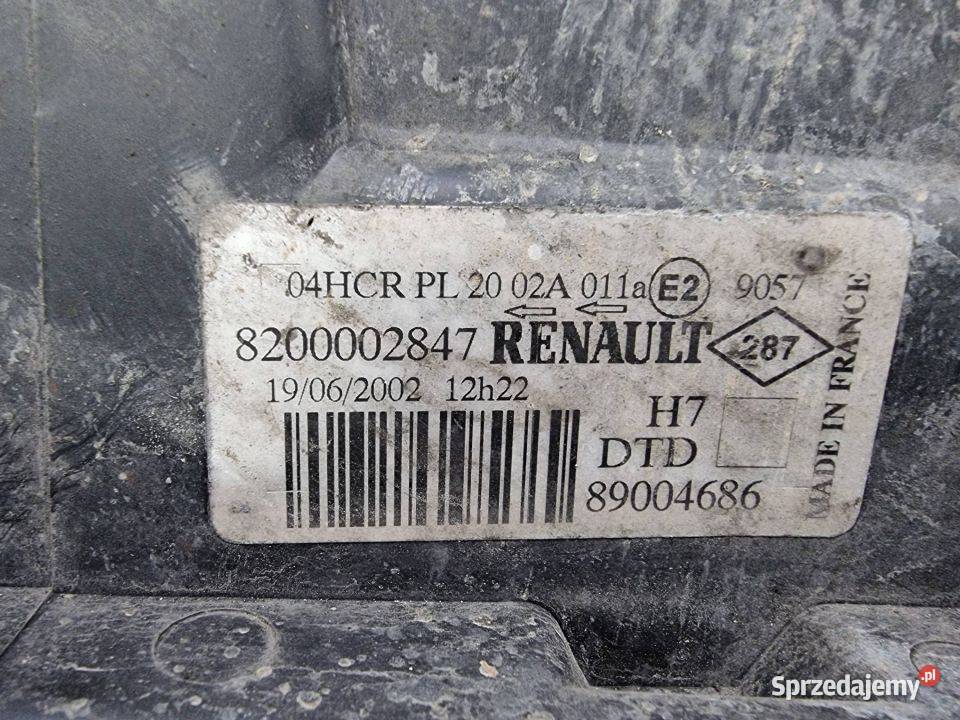 LAMPA PRAWA PRZÓD RENAULT LAGUNA II 8200002847 kujawsko-pomorskie Lipno sprzedam