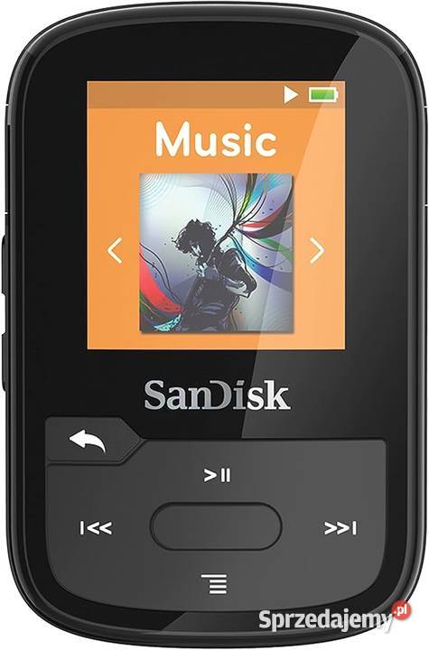 SANDISK Clip Sport Plus Odtwarzacz MP3 32GB OKAZJA jak NOWY