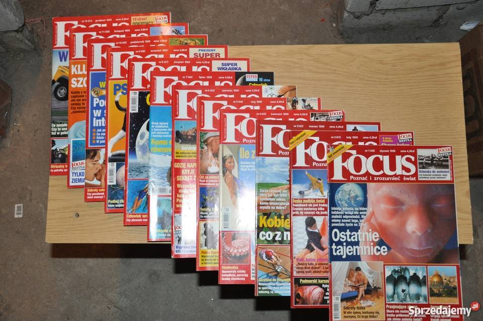 Magazyn Focus roczniki 1995 do 2006 Rok wydania 1995 Kultura i Rozrywka