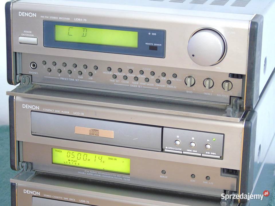 Wieża Denon Amplituner CD Mag AUX PHONO DOSTAWA podkarpackie Jasło