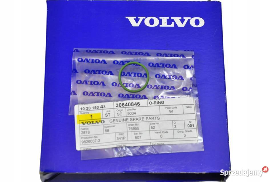 VOLVO C30 C70 S40 V50 oring zaworu faz rozrzadu dolnośląskie Bielany Wrocławskie