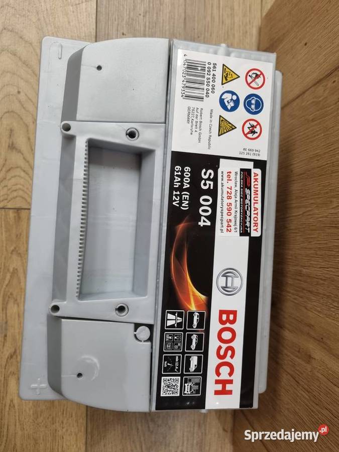 AKUMULATOR BOSCH 61AH 12V Wrocław - Sprzedajemy.pl
