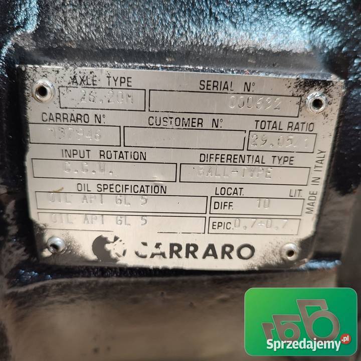 Zwolnica Zwrotnica Piasta 11151 Półoś Carraro Wilkowo