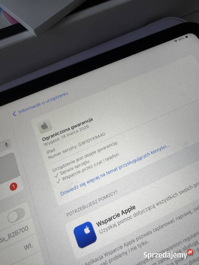 iPad 109 generacji 2022 WiFi 64 GB Srebrny Apple Białystok