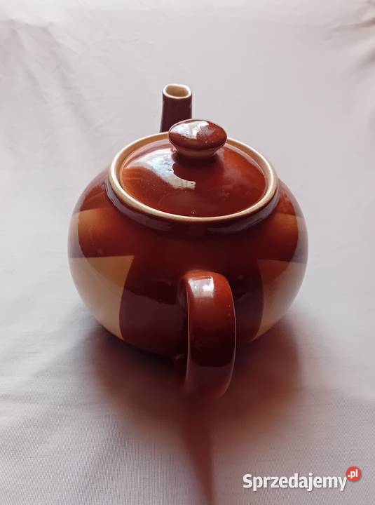 Imbryk art deco Spritzdekor ogniotrwały Karl Porcelana i szkło