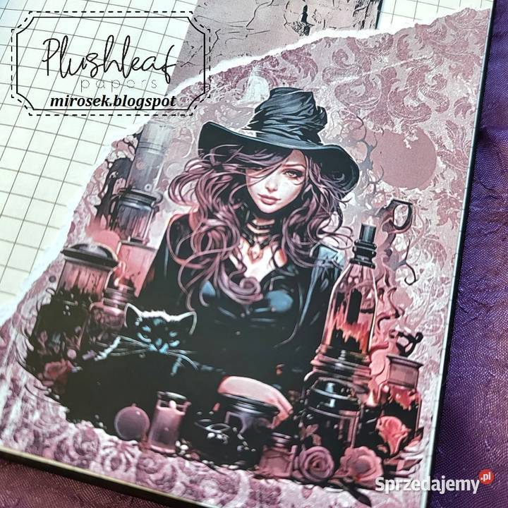 Notes czarownicy wiedźmy mrocznie magic gothic Łódź