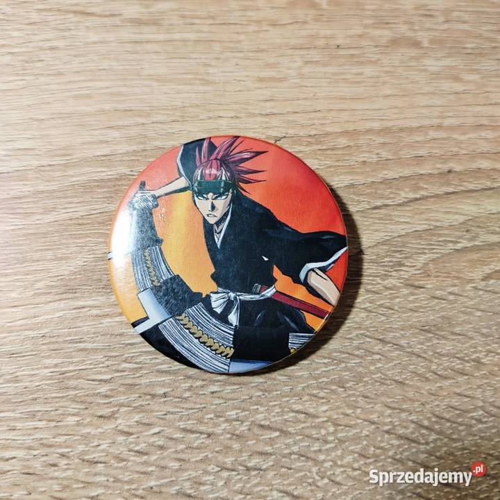 Przypinka do ubrań plecaka pin Bleach Renji Pozostałe podlaskie Suwałki