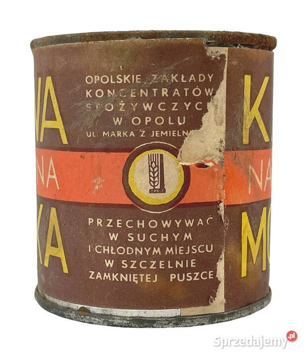 Stara puszka kawie MOKKA 1980 Kraków